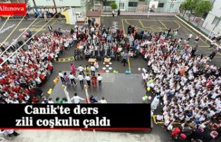 Canik'te ders zili coşkulu çaldı