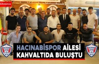 Hacınabispor ailesi kahvaltıda buluştu