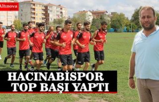 HACINABİSPOR  TOP BAŞI YAPTI