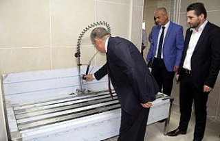 Milletvekili Maviş, KYK yurdu inşaatında incelemede...