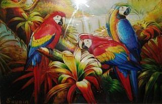 Resim öğretmeninden üç boyutlu rölyef sergisi