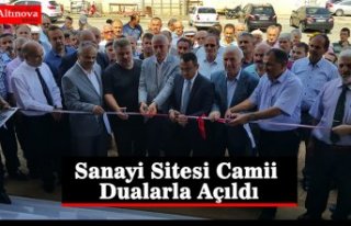 Sanayi Sitesi Camii Dualarla Açıldı