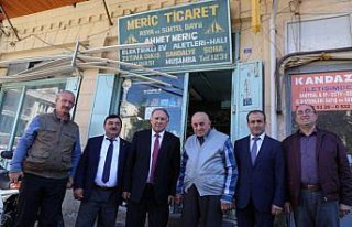 Vali Doğanay'dan kentin en yaşlı esnafına ziyaret