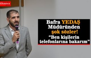 YEDAŞ Müdüründen şok sözler!