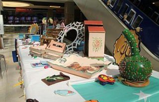 Amasya'da danışanların ürünleri sergilendi