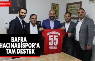 BAFRA HACINABİSPOR`A TAM DESTEK