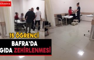 Bafra`da gıda zehirlenmesi şüphesi