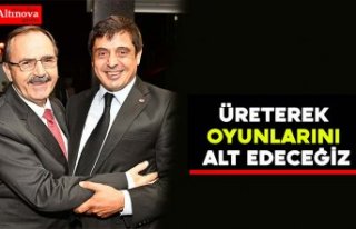 BAŞKAN ŞAHİN: “ÜRETEREK OYUNLARINI ALT EDECEĞİZ”