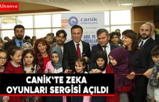 Canik'te Zeka Oyunları Sergisi açıldı