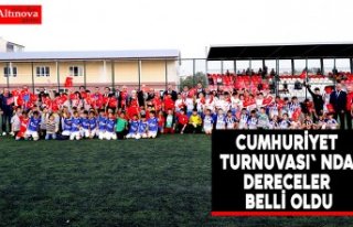 CUMHURİYET TURNUVASI' NDA DERECELER BELLİ OLDU