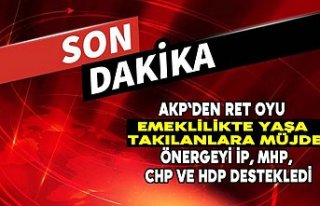 Erken Emeklilik Meclis Gündemine Girdi