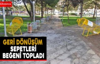 GERİ DÖNÜŞÜM SEPETLERİ BEĞENİ TOPLADI