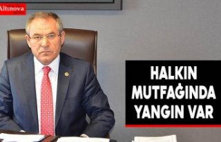 HALKIN MUTFAĞINDA YANGIN VAR