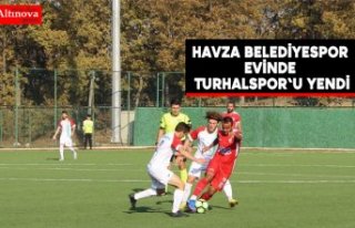 Havza Belediyespor evinde Turhalspor'u yendi