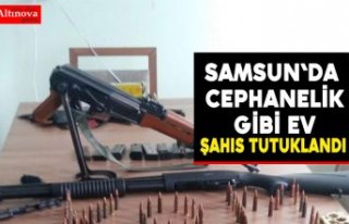 İkametinde kalaşnikof bulunan zanlı tutuklandı