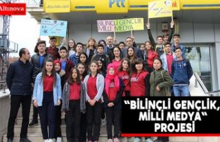 Lise öğrencilerinden "Bilinçli Gençlik, Milli...