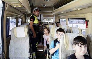 Merzifon’da okul servislerine denetim