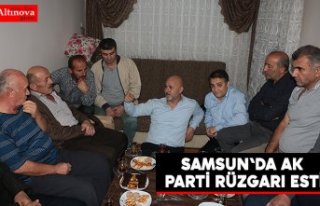 SAMSUN'DA AK PARTİ RÜZGARI ESTİ