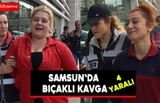Samsun'da bıçaklı kavga