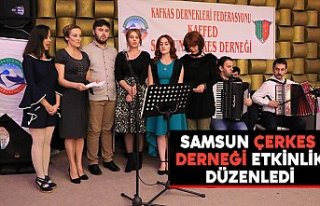 Samsun Çerkes Derneği etkinlik düzenledi