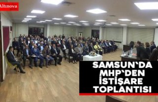 Samsun`da MHP`den istişare toplantısı