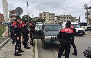 Samsun'da asayiş uygulaması