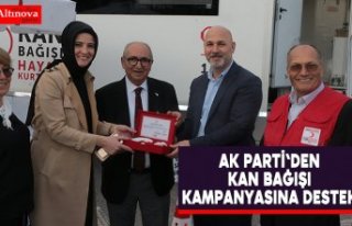 AK Parti'den kan bağışı kampanyasına destek 