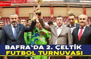 Bafra'da 2. Çeltik Futbol Turnuvası