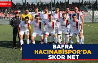Bafra Hacınabispor`da Skor Net