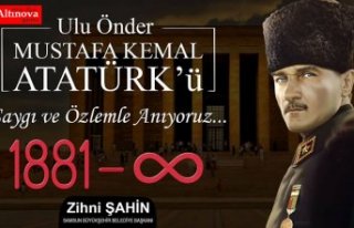 BAŞKAN ŞAHİN: “ÖZLEMLE ANIYORUZ”