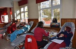 Boyabat'ta kan bağışı etkinliği