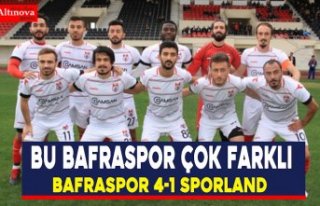 Bu Bafraspor çok farklı