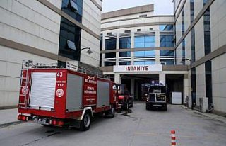 Düzce'de hastanede deprem ve yangın tatbikatı