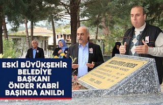 Eski Büyükşehir Belediye Başkanı Önder kabri...