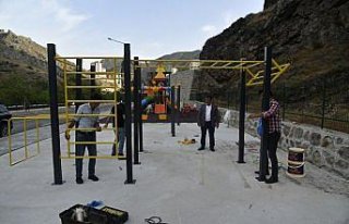 Gümüşhane Belediyesi 2 yılda 32 çocuk parkı...