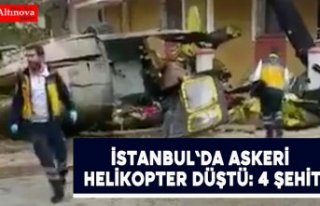 İstanbul Sancaktepe'de askeri helikopter düştü:...