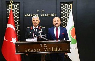 Jandarma Genel Komutanı Orgeneral Çetin, Vali Varol'u...