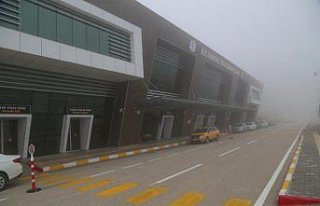 Kastamonu'da hava ulaşımına sis engeli