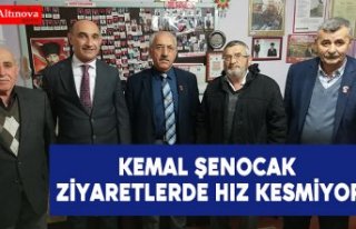 Kemal Şenocak ziyaretlerde hız kesmiyor
