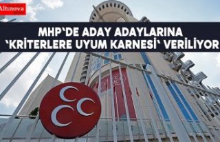MHP'de aday adaylarına 'kriterlere uyum...