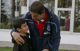 Minik taraftar, Rodallega ile buluştu