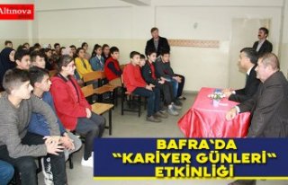 Nazmiye Demirel Ortaokulu'nda "kariyer günleri"...