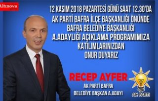 RECEP AYFER A. ADAYLIĞINI AÇIKLIYOR