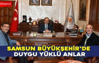 Samsun Büyükşehir'de DUYGU YÜKLÜ anlar