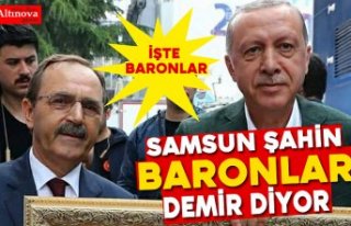 SAMSUN ŞAHİN, BARONLAR DEMİR, DİYOR!