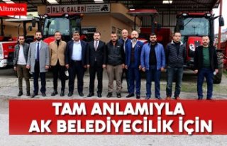 TAM ANLAMIYLA AK BELEDİYECİLİK İÇİN