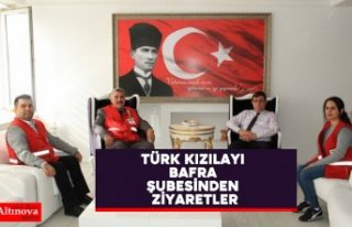 Türk Kızılayı Bafra Şubesinden ziyaretler