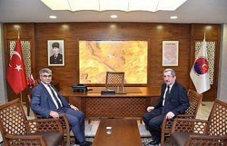 Vali Gürel'den Başkan Vergili'ye ziyaret
