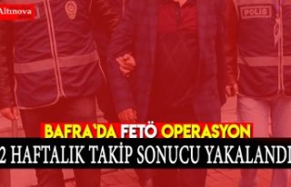 2 Haftalık takip sonucunda yakalandı