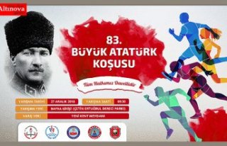 83.BÜYÜK ATATÜRK KOŞUSU 27 ARALIK'TA